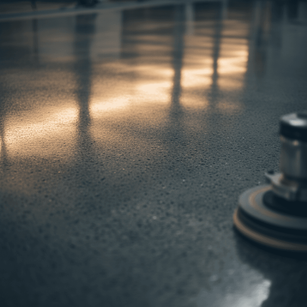 Floor polishing and sealing